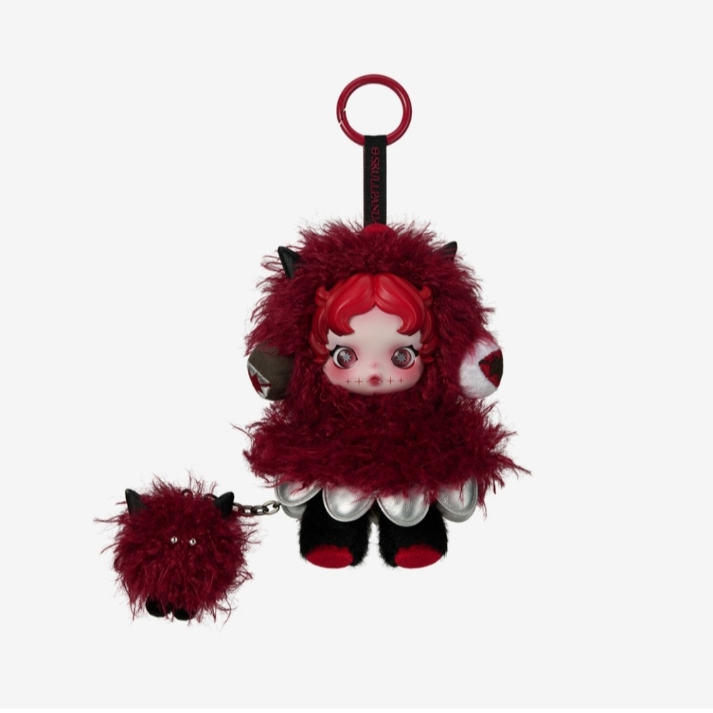 SKULLPANDA You Found Me! CHOMP Plush Doll Pendant